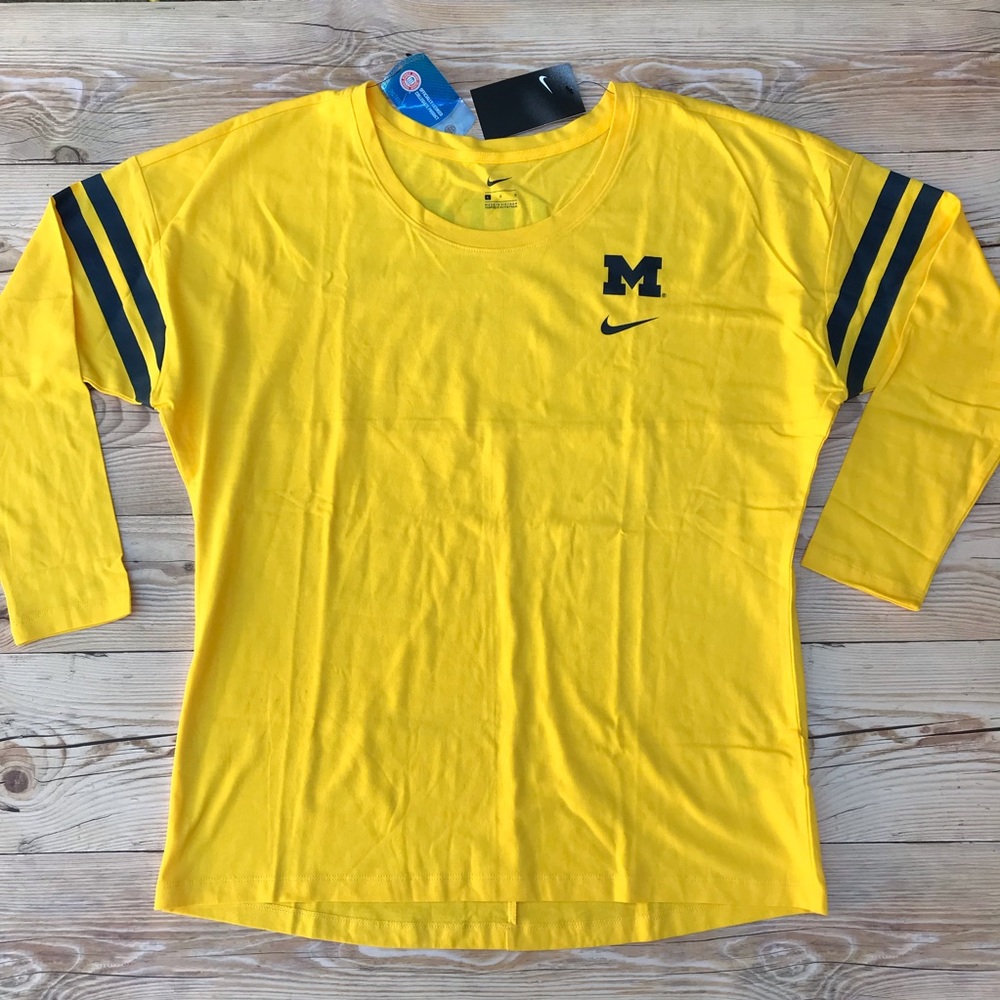 Nike University if Michigan 3/4 Sleeve Women’s Tee